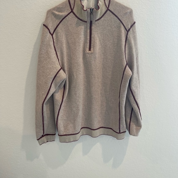 Tommy Bahama Reversible 100% Cotton long sleeves Sweatshirt size Medium - Picture 9 of 12